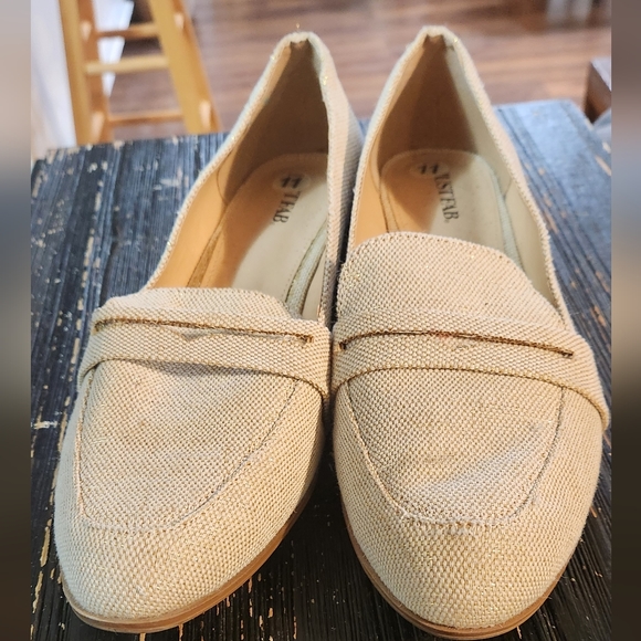 Just Fab Beige and Gold Mules (Size 11) - Picture 2 of 4